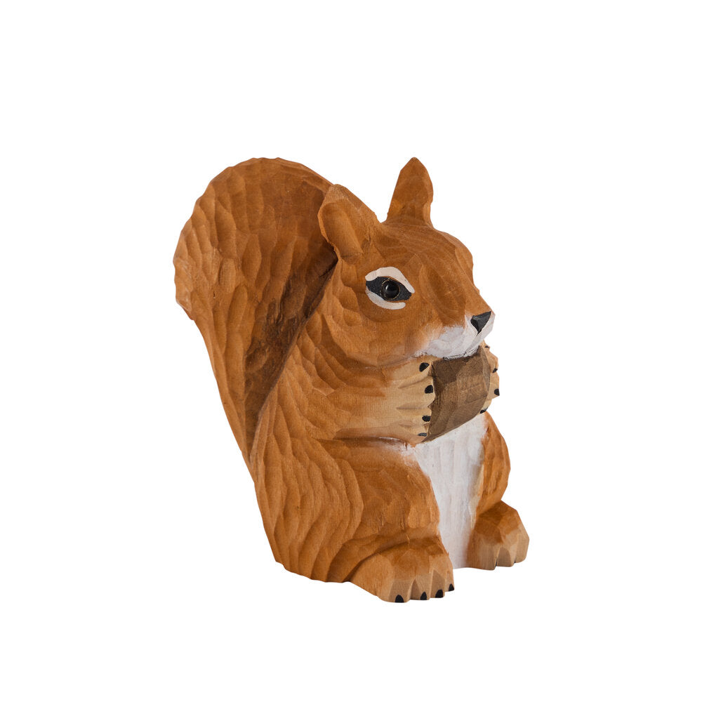 Egernfigur i træ - H6,5cm